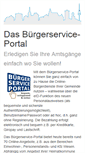 Mobile Screenshot of buergerserviceportal.de